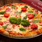 Pizza mit Mega-Produktkonfigurator